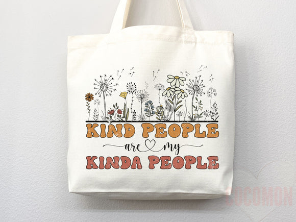 Kindness Tote Bag Canvas Womens Tote For Her Cute Tote Bag Reusable Bag Grocery Tote Shopper Aesthetic Tote Everyday Tote Eco Friendly Bag