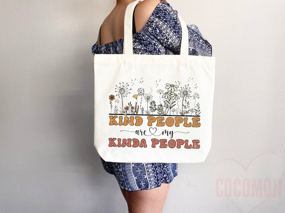 Kindness Tote Bag Canvas Womens Tote For Her Cute Tote Bag Reusable Bag Grocery Tote Shopper Aesthetic Tote Everyday Tote Eco Friendly Bag