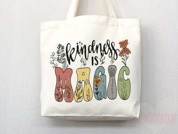 Kindness Tote Bag Canvas Womens Tote For Her Cute Tote Bag Reusable Bag Grocery Tote Shopper Aesthetic Tote Everyday Tote Eco Friendly Bag