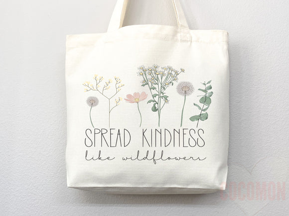 Kindness Tote Bag Canvas Womens Tote For Her Cute Tote Bag Reusable Bag Grocery Tote Shopper Aesthetic Tote Everyday Tote Eco Friendly Bag