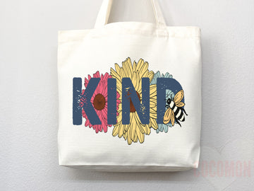 Kindness Tote Bag Canvas Womens Tote For Her Cute Tote Bag Reusable Bag Grocery Tote Shopper Aesthetic Tote Everyday Tote Eco Friendly Bag