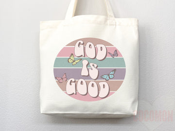 Faith Tote Bag Christian Tote Bag Canvas Gift Religious Gift Scripture Gift Bible Verse Christian Girl Gift Church Gift School Tote Shopper