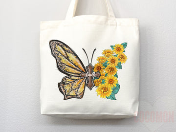 Faith Tote Bag Christian Tote Bag Canvas Gift Religious Gift Scripture Gift Bible Verse Christian Girl Gift Church Gift School Tote Shopper