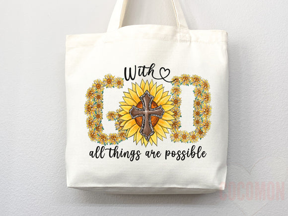 Faith Tote Bag Christian Tote Bag Canvas Gift Religious Gift Scripture Gift Bible Verse Christian Girl Gift Church Gift School Tote Shopper