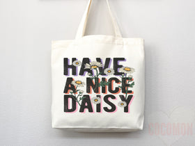 Floral Tote Flower Bag Gift for Floral Lover Flower Lover Gift Bag Womens Tote for Her Cute Tote Bag Reusable Bag Eco Friendly Tote Shopper