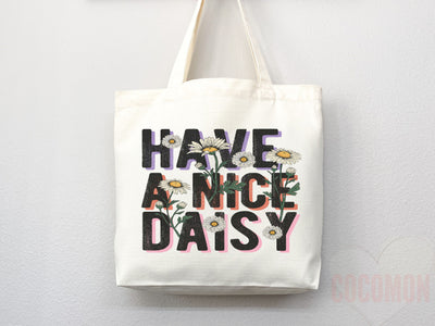 Floral Tote Flower Bag Gift for Floral Lover Flower Lover Gift Bag Womens Tote for Her Cute Tote Bag Reusable Bag Eco Friendly Tote Shopper