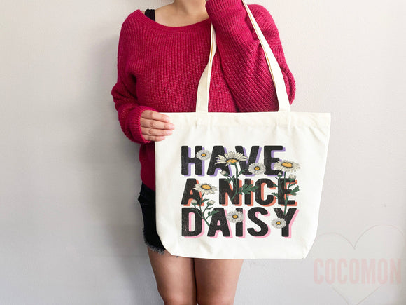 Floral Tote Flower Bag Gift for Floral Lover Flower Lover Gift Bag Womens Tote for Her Cute Tote Bag Reusable Bag Eco Friendly Tote Shopper