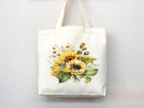 Floral Tote Flower Bag Gift for Floral Lover Flower Lover Gift Bag Womens Tote for Her Cute Tote Bag Reusable Bag Eco Friendly Tote Shopper