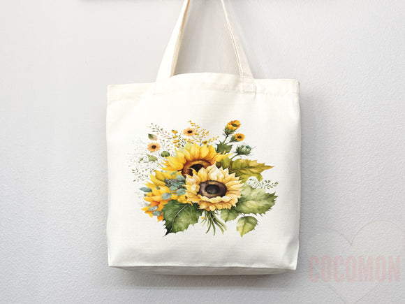 Floral Tote Flower Bag Gift for Floral Lover Flower Lover Gift Bag Womens Tote for Her Cute Tote Bag Reusable Bag Eco Friendly Tote Shopper