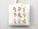 Floral Tote Flower Bag Gift for Floral Lover Flower Lover Gift Bag Womens Tote for Her Cute Tote Bag Reusable Bag Eco Friendly Tote Shopper