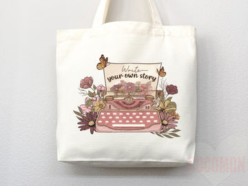 Floral Tote Flower Bag Gift for Floral Lover Flower Lover Gift Bag Womens Tote for Her Cute Tote Bag Reusable Bag Eco Friendly Tote Shopper