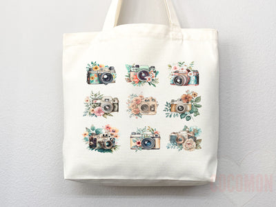Floral Tote Flower Bag Gift for Floral Lover Flower Lover Gift Bag Womens Tote for Her Cute Tote Bag Reusable Bag Eco Friendly Tote Shopper
