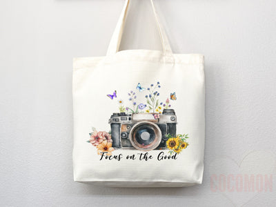 Floral Tote Flower Bag Gift for Floral Lover Flower Lover Gift Bag Womens Tote for Her Cute Tote Bag Reusable Bag Eco Friendly Tote Shopper