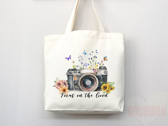 Floral Tote Flower Bag Gift for Floral Lover Flower Lover Gift Bag Womens Tote for Her Cute Tote Bag Reusable Bag Eco Friendly Tote Shopper