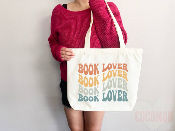 Book Lovers Tote School Bag Gift for Book Lover Gift For Bookworms Gift For Teachers Readers' Tote Library Tote Shopper Women's Tote for Her