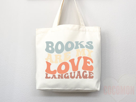 Book Lovers Tote School Bag Gift for Book Lover Gift For Bookworms Gift For Teachers Readers' Tote Library Tote Shopper Women's Tote for Her