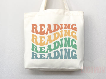 Book Lovers Tote School Bag Gift for Book Lover Gift For Bookworms Gift For Teachers Readers' Tote Library Tote Shopper Women's Tote for Her