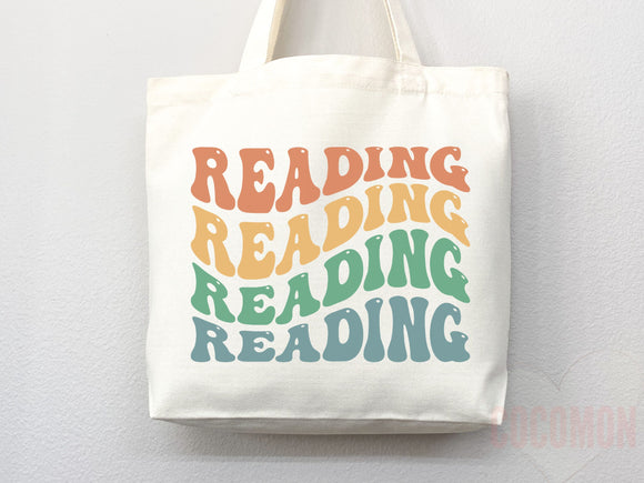 Book Lovers Tote School Bag Gift for Book Lover Gift For Bookworms Gift For Teachers Readers' Tote Library Tote Shopper Women's Tote for Her