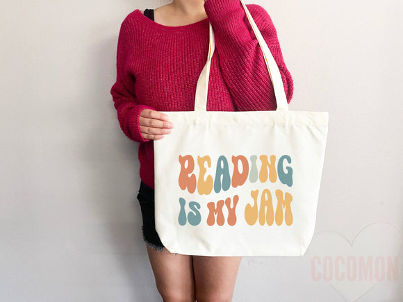 Book Lovers Tote School Bag Gift for Book Lover Gift For Bookworms Gift For Teachers Readers' Tote Library Tote Shopper Women's Tote for Her