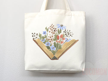 Book Lovers Tote School Bag Gift for Book Lover Gift For Bookworms Gift For Teachers Readers' Tote Library Tote Shopper Women's Tote for Her