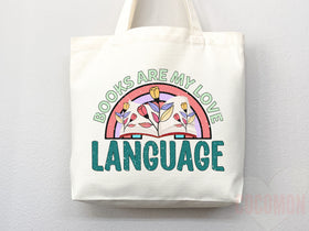Book Lover Tote Bag — Book Lover Gift (040)