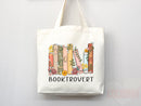 Book Lovers Tote School Bag Gift for Book Lover Gift For Bookworms Gift For Teachers Readers' Tote Library Tote Shopper Women's Tote for Her