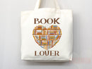 Book Lovers Tote School Bag Gift for Book Lover Gift For Bookworms Gift For Teachers Readers' Tote Library Tote Shopper Women's Tote for Her