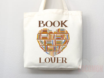 Book Lovers Tote School Bag Gift for Book Lover Gift For Bookworms Gift For Teachers Readers' Tote Library Tote Shopper Women's Tote for Her