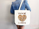 Book Lovers Tote School Bag Gift for Book Lover Gift For Bookworms Gift For Teachers Readers' Tote Library Tote Shopper Women's Tote for Her