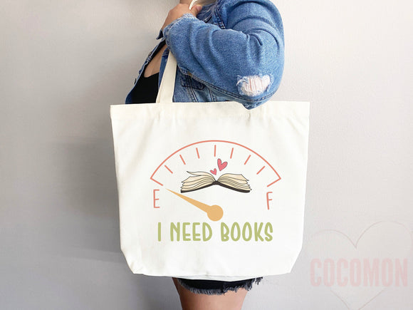 Book Lovers Tote School Bag Gift for Book Lover Gift For Bookworms Gift For Teachers Readers' Tote Library Tote Shopper Women's Tote for Her