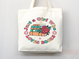Book Lover Tote Bag — Book Lover Gift (052)