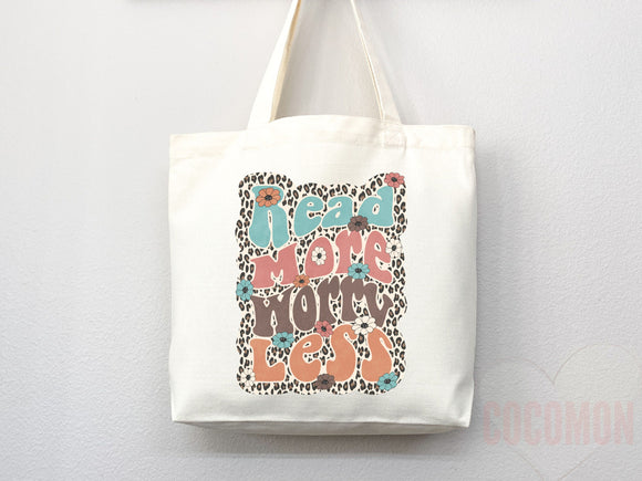 Book Lovers Tote School Bag Gift for Book Lover Gift For Bookworms Gift For Teachers Readers' Tote Library Tote Shopper Women's Tote for Her