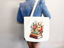 Book Lovers Tote School Bag Gift for Book Lover Gift For Bookworms Gift For Teachers Readers' Tote Library Tote Shopper Women's Tote for Her