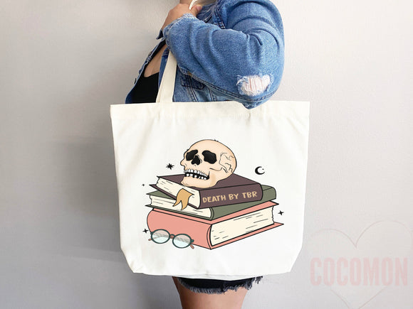 Book Lovers Tote School Bag Gift for Book Lover Gift For Bookworms Gift For Teachers Readers' Tote Library Tote Shopper Women's Tote for Her