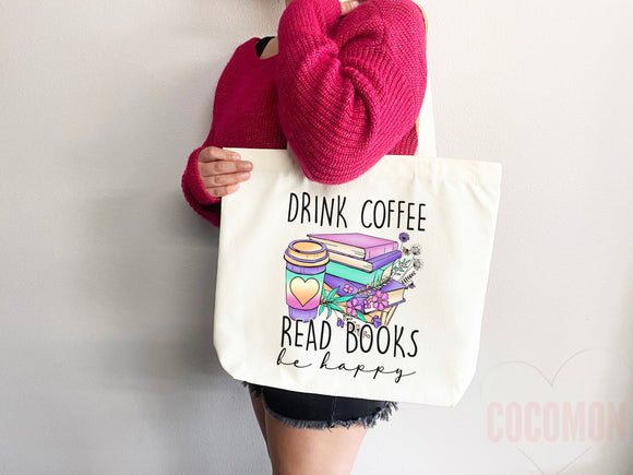 Book Lovers Tote School Bag Gift for Book Lover Gift For Bookworms Gift For Teachers Readers' Tote Library Tote Shopper Women's Tote for Her