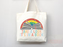 Book Lovers Tote School Bag Gift for Book Lover Gift For Bookworms Gift For Teachers Readers' Tote Library Tote Shopper Women's Tote for Her