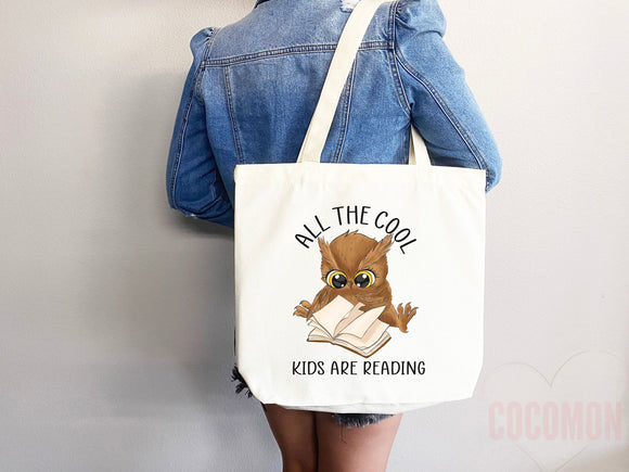 Book Lovers Tote School Bag Gift for Book Lover Gift For Bookworms Gift For Teachers Readers' Tote Library Tote Shopper Women's Tote for Her