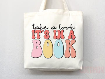 Book Lovers Tote School Bag Gift for Book Lover Gift For Bookworms Gift For Teachers Readers' Tote Library Tote Shopper Women's Tote for Her
