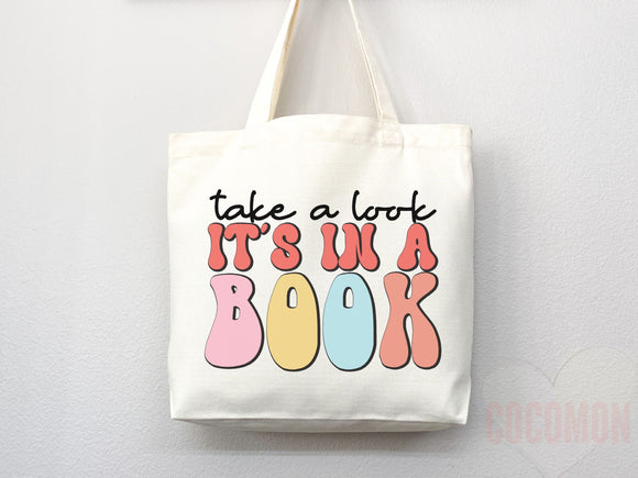 Book Lovers Tote School Bag Gift for Book Lover Gift For Bookworms Gift For Teachers Readers' Tote Library Tote Shopper Women's Tote for Her