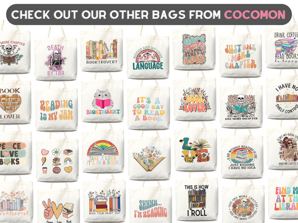 I Have No Shelf Control Tote Bag, Book Lovers Tote, Gift for Book Lover, Gift For Bookworms, Gift For Teachers, Readers' Tote, Library Tote