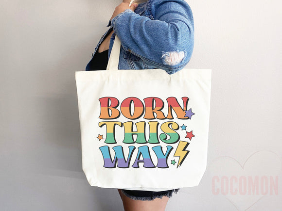 Pride Tote Bag LGBT Pride Tote LGBTQ Pride Bag Gift for Her Trans Pride Tote Shopper Women's Tote Lesbian Pride Gift Gay Pride Cute Tote Bag