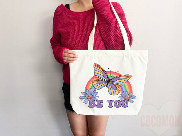 Pride Tote Bag LGBT Pride Tote LGBTQ Pride Bag Gift for Her Trans Pride Tote Shopper Women's Tote Lesbian Pride Gift Gay Pride Cute Tote Bag