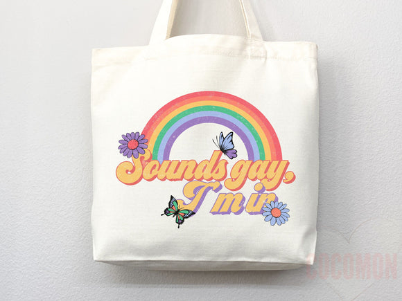 Pride Tote Bag LGBT Pride Tote LGBTQ Pride Bag Gift for Her Trans Pride Tote Shopper Women's Tote Lesbian Pride Gift Gay Pride Cute Tote Bag