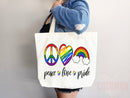 Pride Tote Bag LGBT Pride Tote LGBTQ Pride Bag Gift for Her Trans Pride Tote Shopper Women's Tote Lesbian Pride Gift Gay Pride Cute Tote Bag