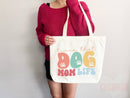 Dog Mom Tote Bag Gift For Dog Mom Animal Lover Tote Shopper Dog Lover Bag New Dog Mom Gift for Her Puppy Mom Tote Shopper Women's Tote Bag