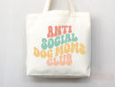 Dog Mom Tote Bag Gift For Dog Mom Animal Lover Tote Shopper Dog Lover Bag New Dog Mom Gift for Her Puppy Mom Tote Shopper Women's Tote Bag