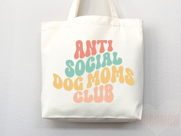 Dog Mom Tote Bag Gift For Dog Mom Animal Lover Tote Shopper Dog Lover Bag New Dog Mom Gift for Her Puppy Mom Tote Shopper Women's Tote Bag