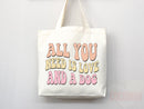 Dog Mom Tote Bag Gift For Dog Mom Animal Lover Tote Shopper Dog Lover Bag New Dog Mom Gift for Her Puppy Mom Tote Shopper Women's Tote Bag