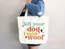 Dog Mom Tote Bag Gift For Dog Mom Animal Lover Tote Shopper Dog Lover Bag New Dog Mom Gift for Her Puppy Mom Tote Shopper Women's Tote Bag