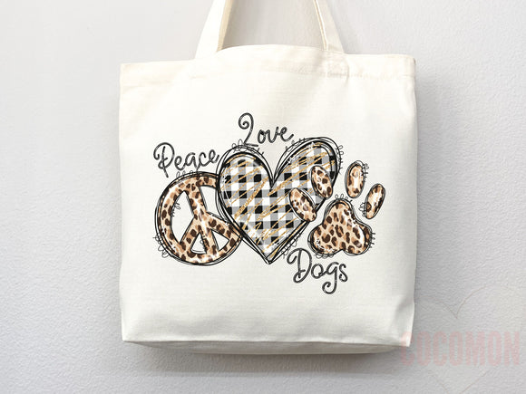 Dog Mom Tote Bag Gift For Dog Mom Animal Lover Tote Shopper Dog Lover Bag New Dog Mom Gift for Her Puppy Mom Tote Shopper Women's Tote Bag